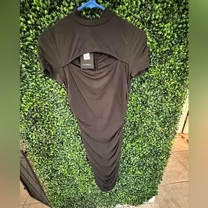 Black touched dress